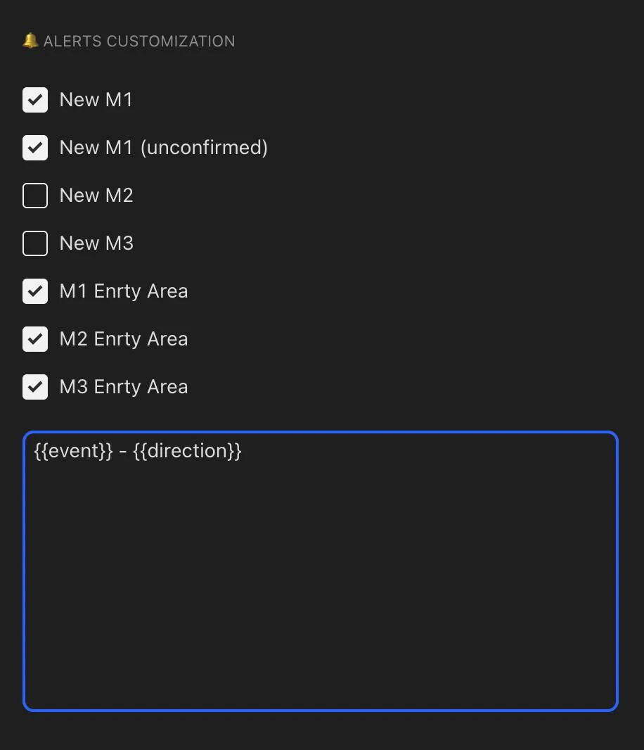 Entry Model Settings 2